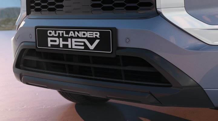Nové Mitsubishi OUTLANDER PHEV - lišta předního nárazníku